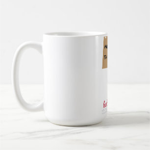 Café Caneca Engraçada de Protesto Francesa Ma Pancarte
