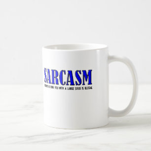 Café Caneca Engraçada de Sarcasmo