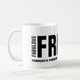Café Caneca Engraçada de Sexta-Feira Fantástica