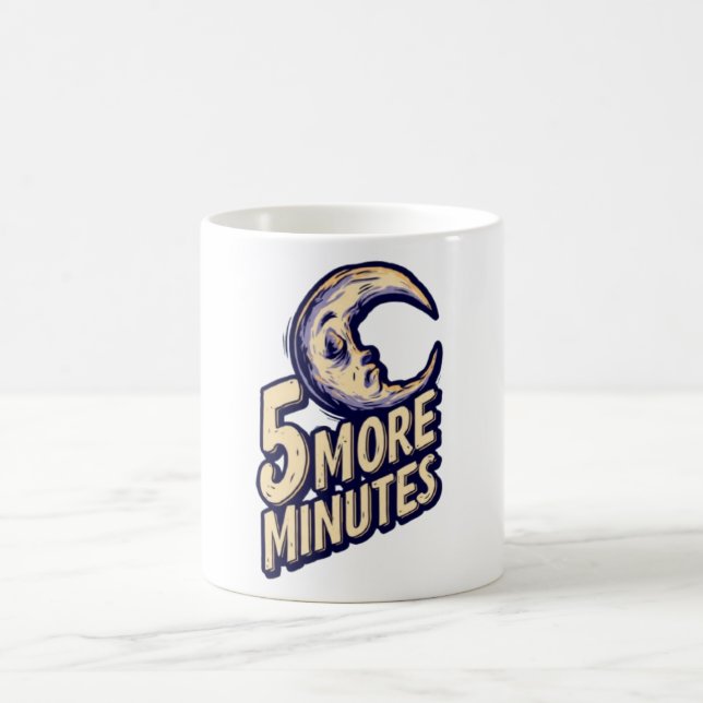Café Caneca Engraçada de Sono 'Mentalmente na Cama' par (Centro)