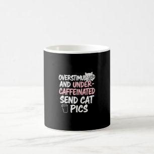 Café Caneca Engraçada Enviar Fotos de Gatos Superestima