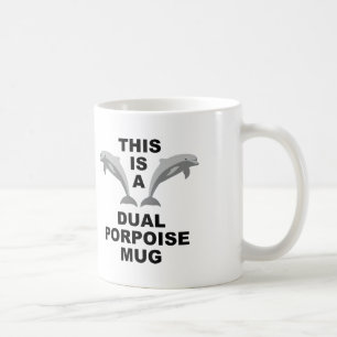 Café Caneca engraçada ou caneca de viagem da toninha