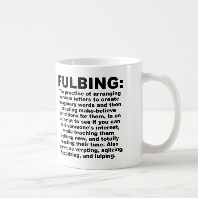 Café Caneca Engraçada ou Caneca de Viagem Fulbing (Direita)