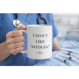 Café Caneca Engraçada para Enfermeira “Eu Não Gosto de 