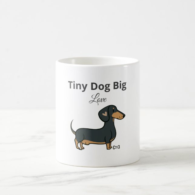 Café Caneca Engraçada para Mãe de Dachshund Miniatura P (Centro)