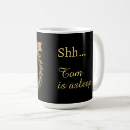 Café Caneca Engraçada Personalizada Campeão de Soneca (