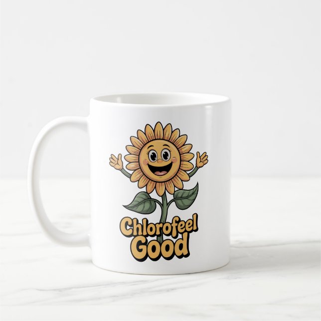 Café Caneca Engraçada Professor de Biologia Chlorofeel  (Esquerda)