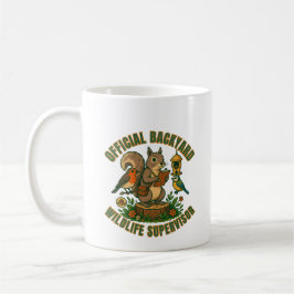 Café Caneca Engraçada Supervisor Oficial de Vida Selvag