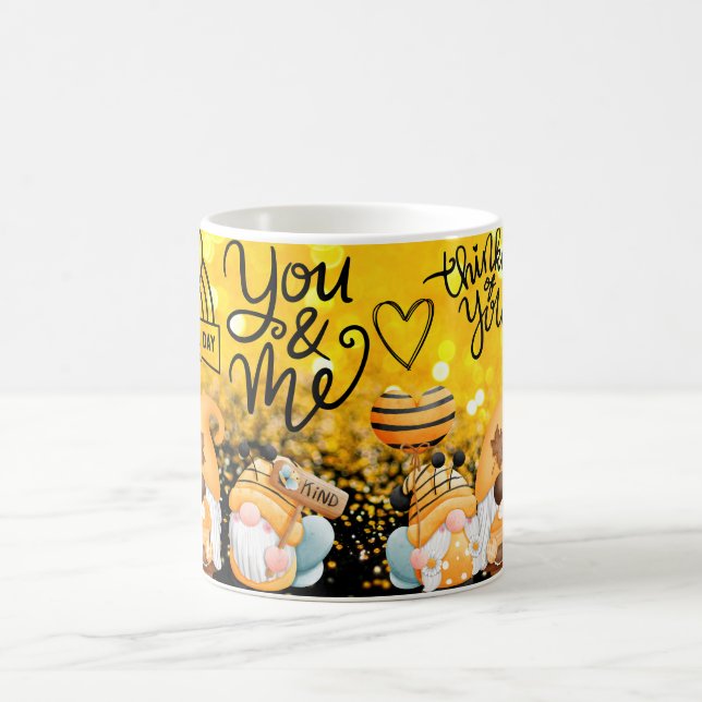 Café Caneca Espelhada GNOME, para Amantes de Gnomos, Ca (Centro)