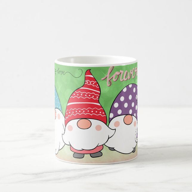 Café Caneca Espelhada GNOME, para Amantes de Gnomos, Ca (Centro)
