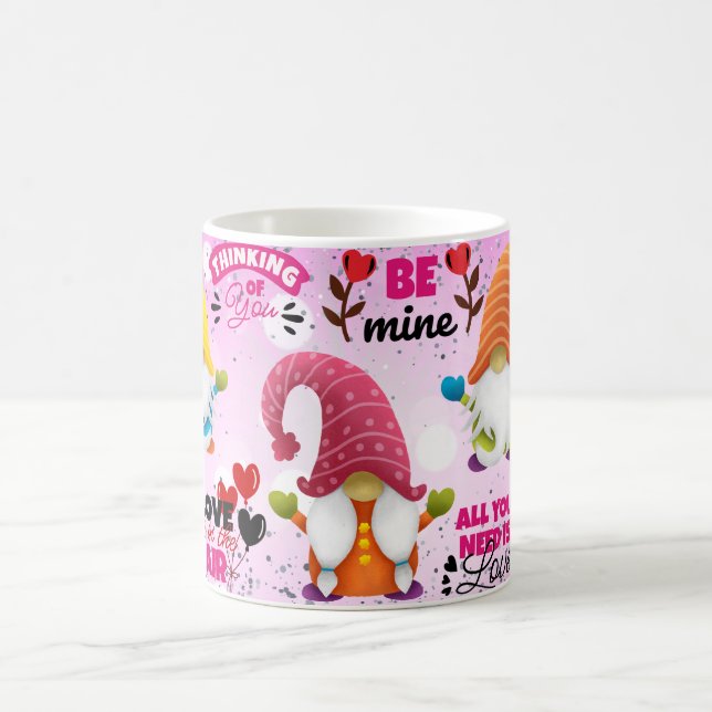 Café Caneca Espelhada GNOME, para Amantes de Gnomos, Ca (Centro)