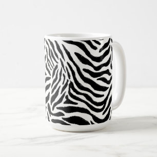Café Caneca Estampa de Zebra