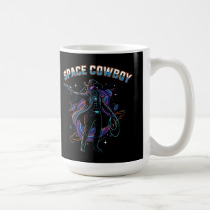 Café Caneca Estética de Cowboy Retro Treinador - Presen
