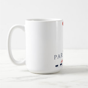Café Caneca Estética de Garota Francesa do Clube Social