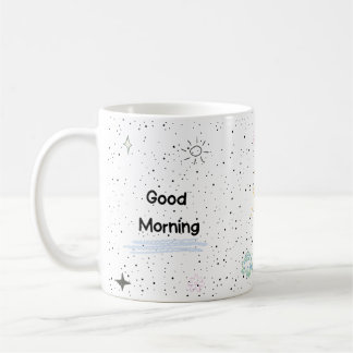Café Caneca Estética Sunshine | Design de Sol Fofo