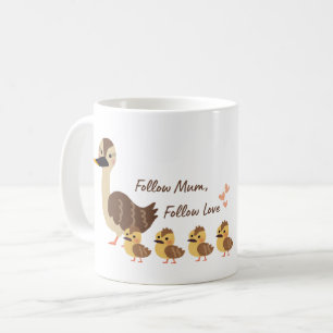 Café Caneca Família de Ganso Fofa