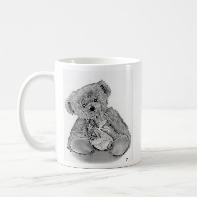 Café Caneca feericamente pequena do urso de ursinho (Esquerda)