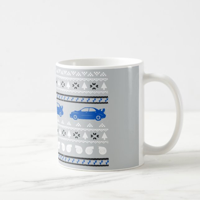 Café Caneca feia do carro de Turbo do Natal (Direita)