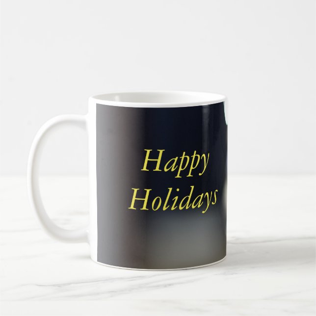 Café Caneca Feliz de Feriados. (Esquerda)