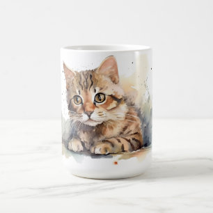 Café Caneca Floral de Gato