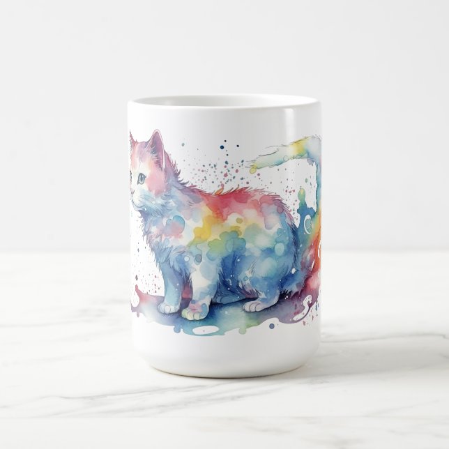 Café Caneca Floral de Gato  (Centro)