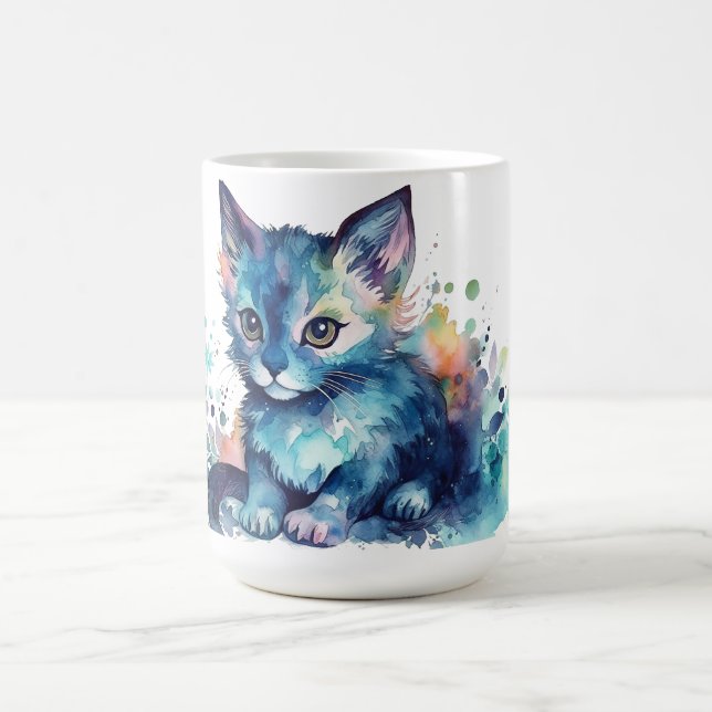 Café Caneca Floral de Gato  (Centro)