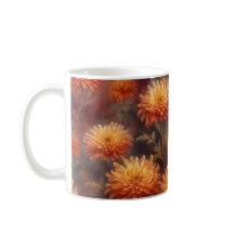 Caneca floral de outono