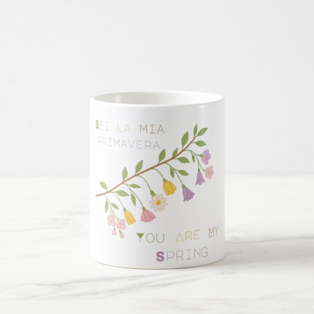 Café Caneca Floral de Primavera – Você É Minha Primaver (Centro)