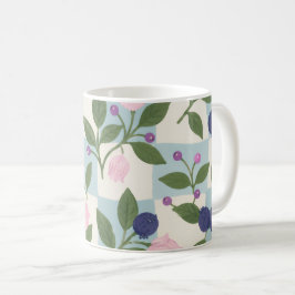 Café Caneca Floral Jardim de Mirtilo Caprichoso