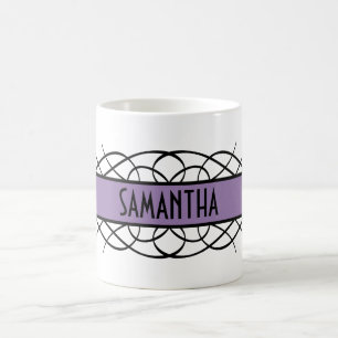 Café Caneca Flourada de Deco Roxo