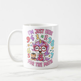 Café Caneca Fofa de Matemática para Quem Ama Matemática
