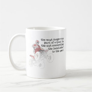 Café Caneca fora de estrada perigosa do quadrilátero