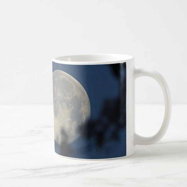 Café Caneca Fotográfica da Lua de inverno (Direita)