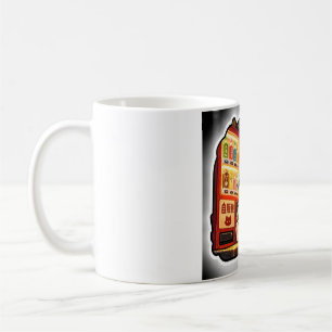 Café Caneca Gato de Máquina de Venda Rua Noturna Japo