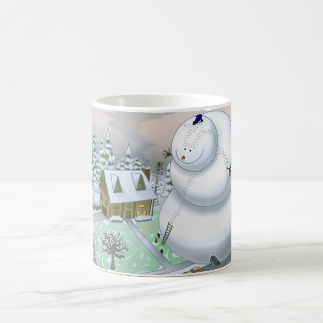 Café Caneca gigante do boneco de neve (Centro)