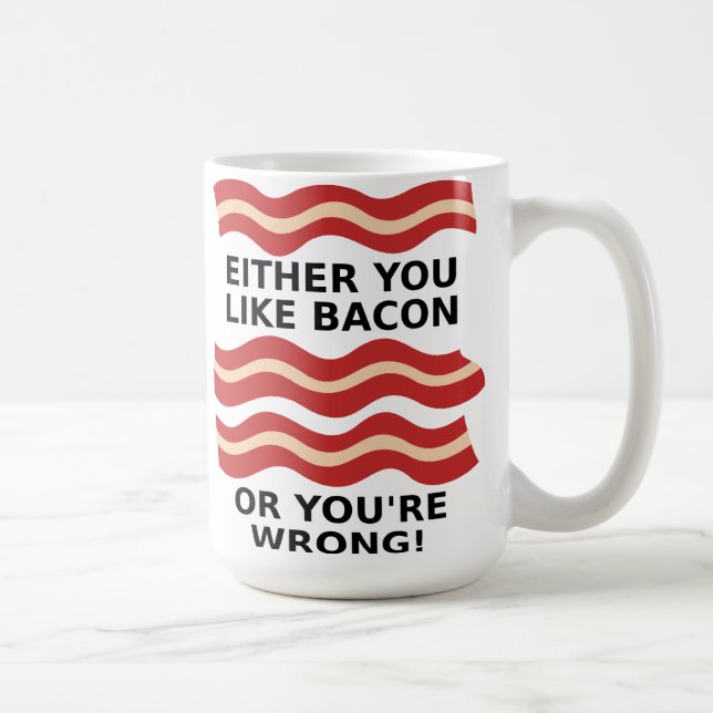 Café Caneca Gosta de Bacon (Direita)