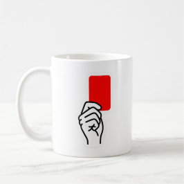 Café Caneca Gráfica Sarcástica de Cartão Vermelho Engra