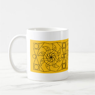 Café Caneca - Gráfico de Roda d'Água em Laranja