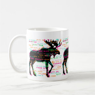 Café Caneca grande dos alces de Park City