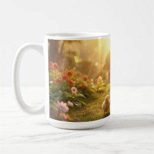 Café Caneca Hen and Chicks - Caneca da Família de Frang