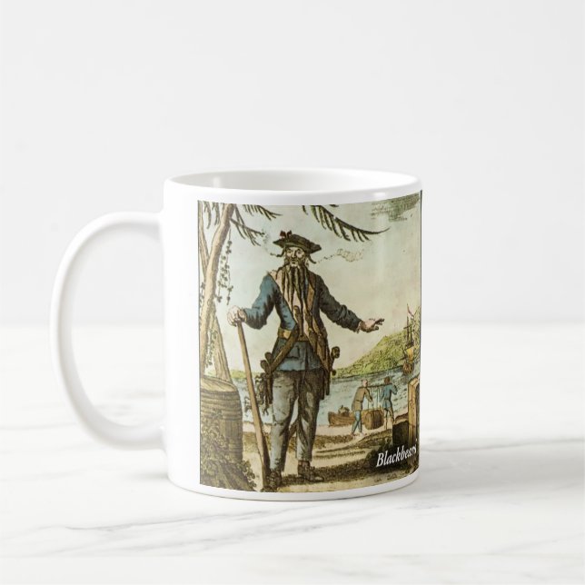 Café Caneca histórica de Blackbeard (Esquerda)