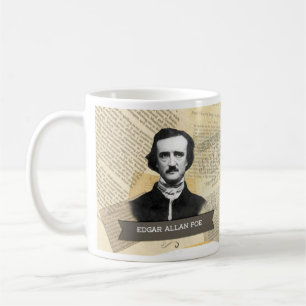 Café Caneca histórica de Edgar Allan Poe