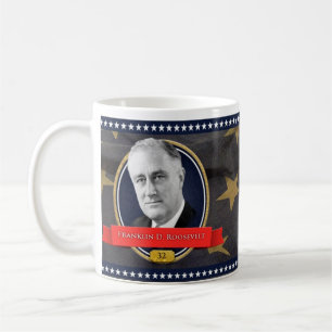 Café Caneca histórica de Franklin D. Roosevelt