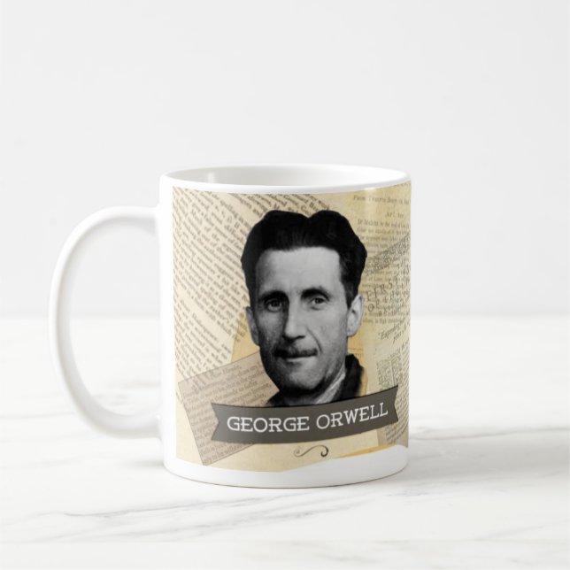 Café Caneca histórica de George Orwell (Esquerda)