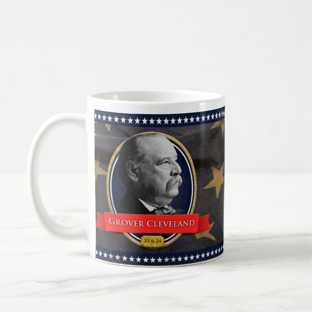 Café Caneca histórica de Grover Cleveland (Esquerda)
