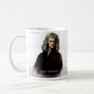 Café Caneca histórica de Isaac Newton