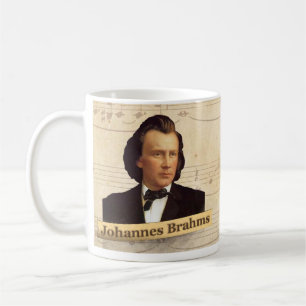 Café Caneca histórica de Johannes Brahms