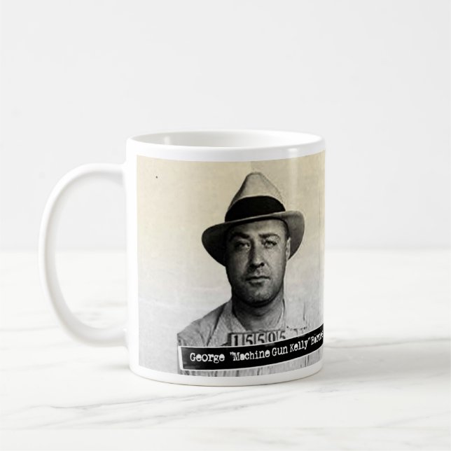 Café Caneca histórica de Kelly da metralhadora (Esquerda)
