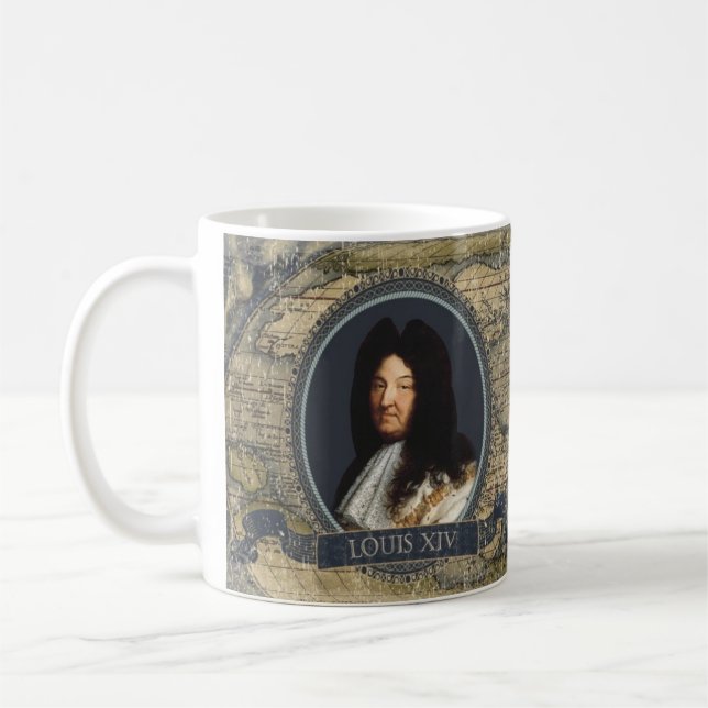 Café Caneca histórica de Louis XIV (Esquerda)