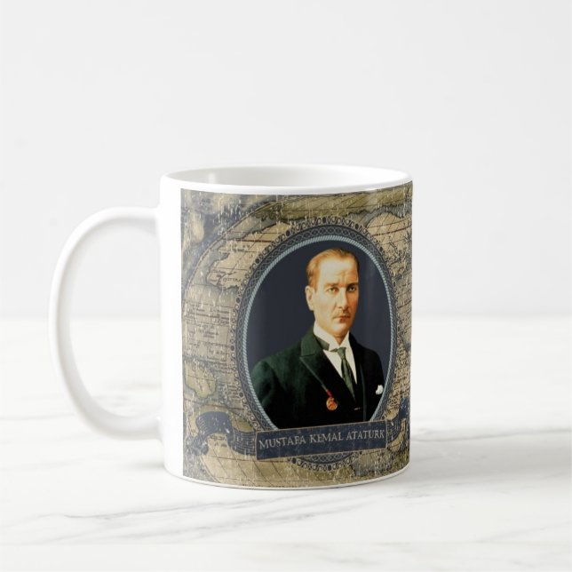 Café Caneca histórica de Mustafa Kemal Ataturk (Esquerda)
